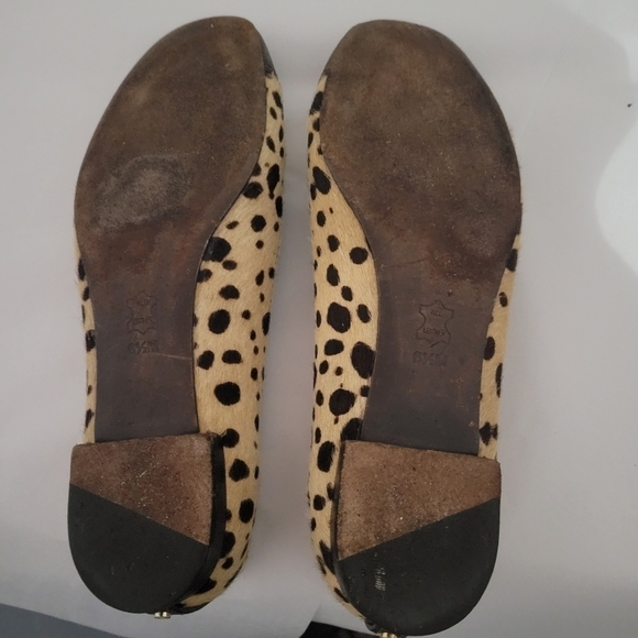 Tory Burch Priscilla Cheetah Print Calf Hair Flats Size 6 1/2 - Picture 6 of 7